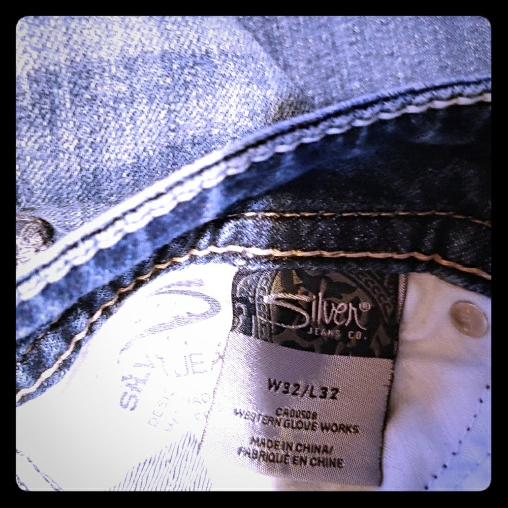 Silver jeans